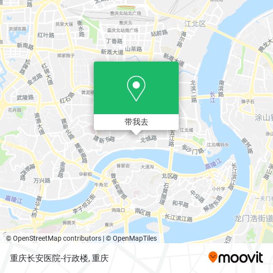 重庆长安医院-行政楼地图