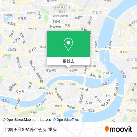 怡帆美容SPA养生会所地图