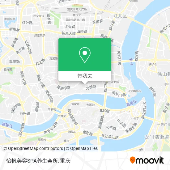 怡帆美容SPA养生会所地图