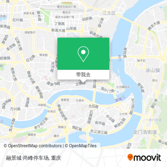 融景城·尚峰停车场地图