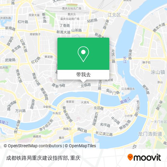 成都铁路局重庆建设指挥部地图