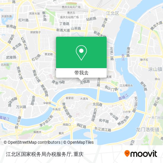 江北区国家税务局办税服务厅地图