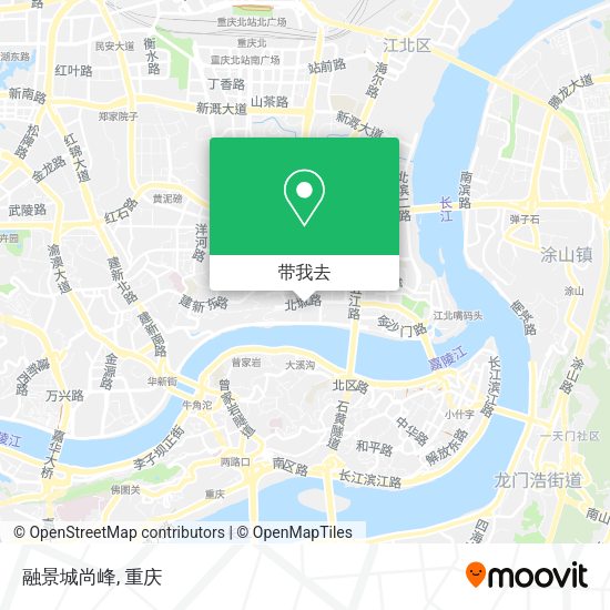 融景城尚峰地图