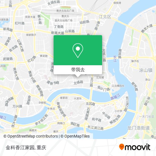 金科香江家园地图