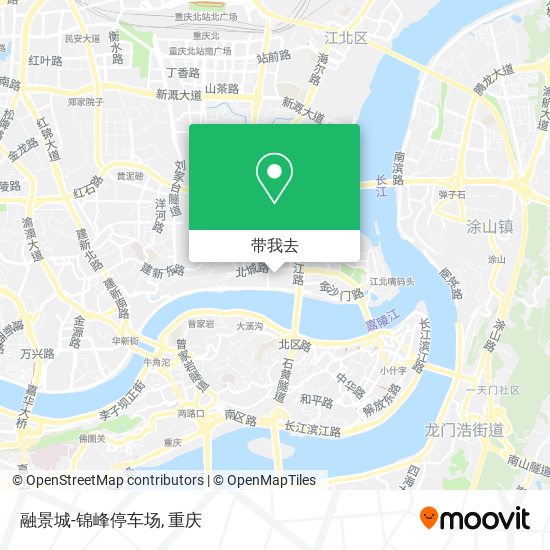 融景城-锦峰停车场地图