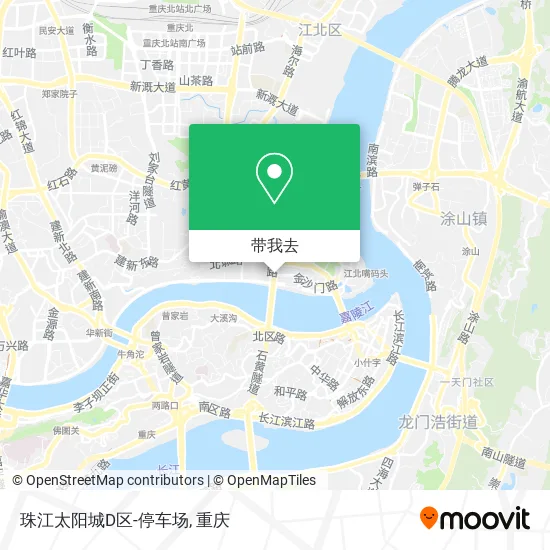 珠江太阳城D区-停车场地图