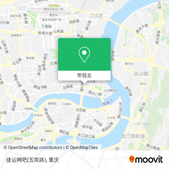 捷运网吧(五简路)地图