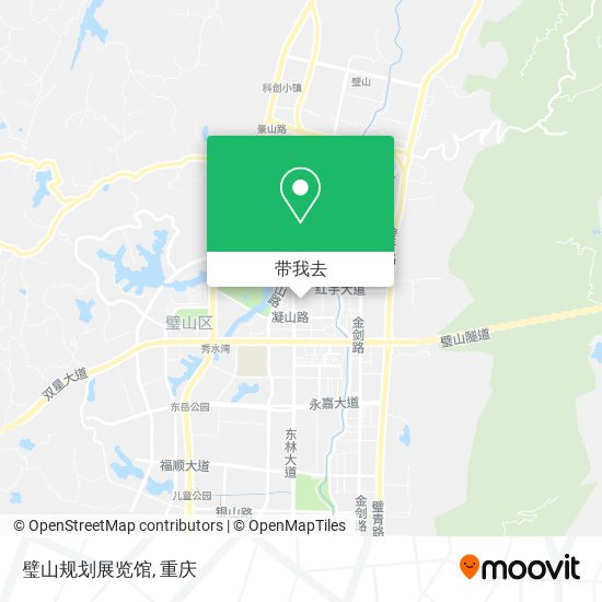 璧山规划展览馆地图