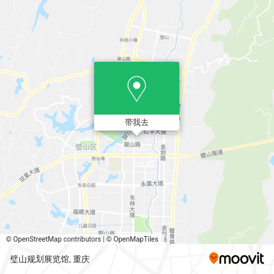 璧山规划展览馆地图