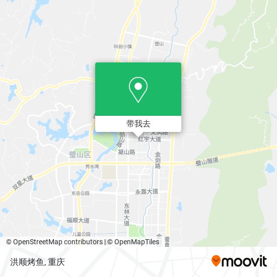 洪顺烤鱼地图