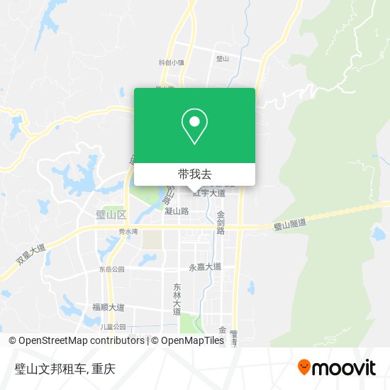 璧山文邦租车地图