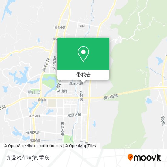 九鼎汽车租赁地图