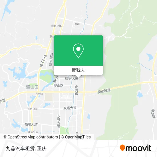 九鼎汽车租赁地图