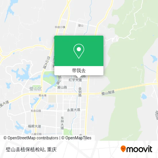 璧山县植保植检站地图