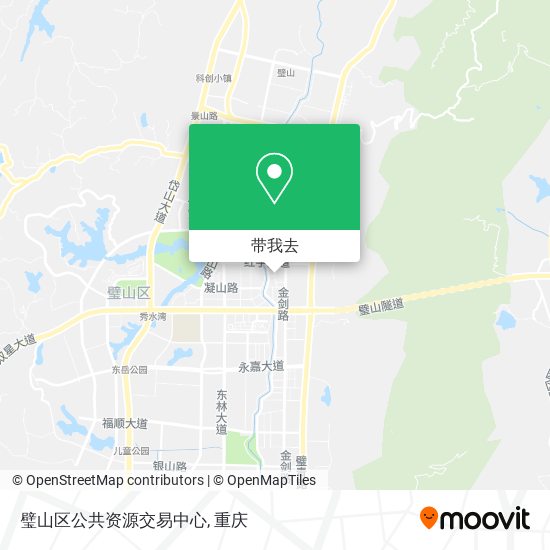 璧山区公共资源交易中心地图
