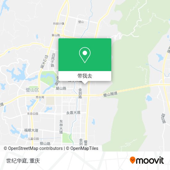 世纪华庭地图
