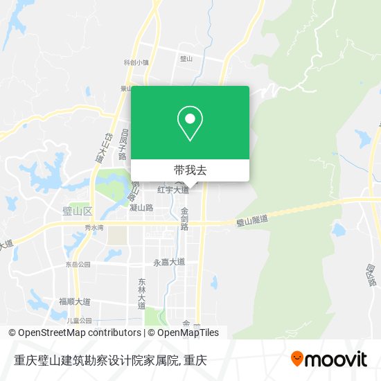 重庆璧山建筑勘察设计院家属院地图