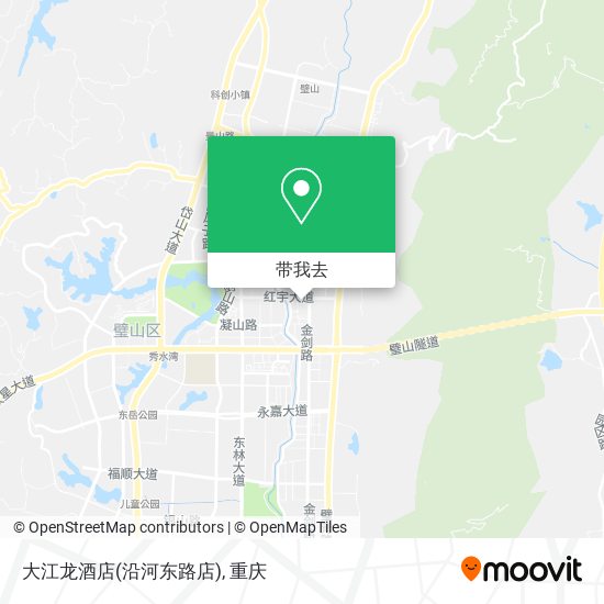 大江龙酒店(沿河东路店)地图
