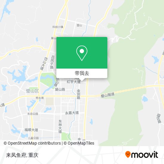 来凤鱼府地图