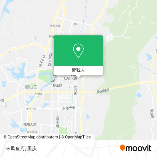 来凤鱼府地图