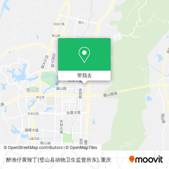 醉渔仔黄辣丁(璧山县动物卫生监督所东)地图