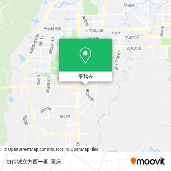 协信城立方西一期地图