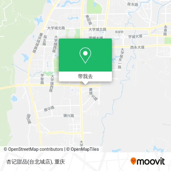 杏记甜品(台北城店)地图