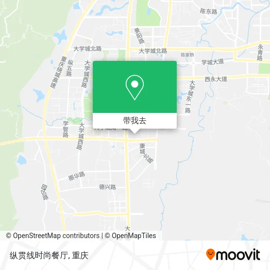 纵贯线时尚餐厅地图