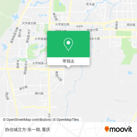 协信城立方-东一期地图