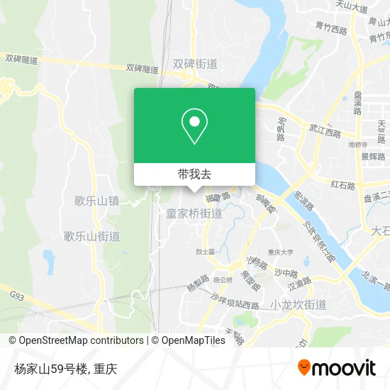 杨家山59号楼地图