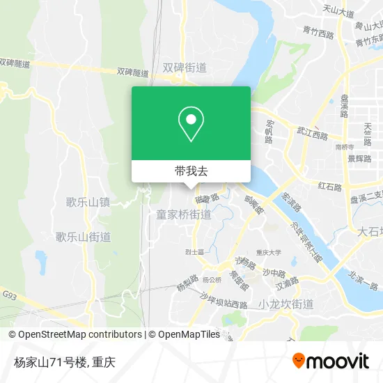 杨家山71号楼地图