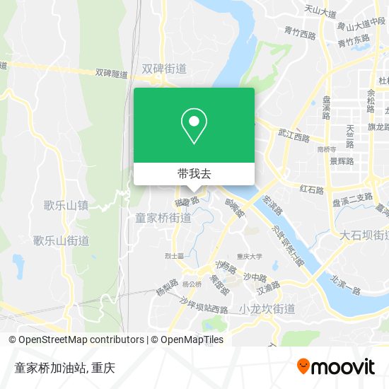 童家桥加油站地图