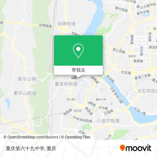 重庆第六十九中学地图
