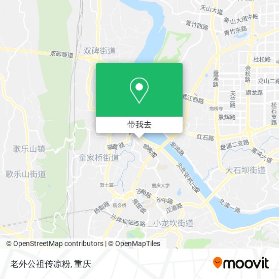 老外公祖传凉粉地图