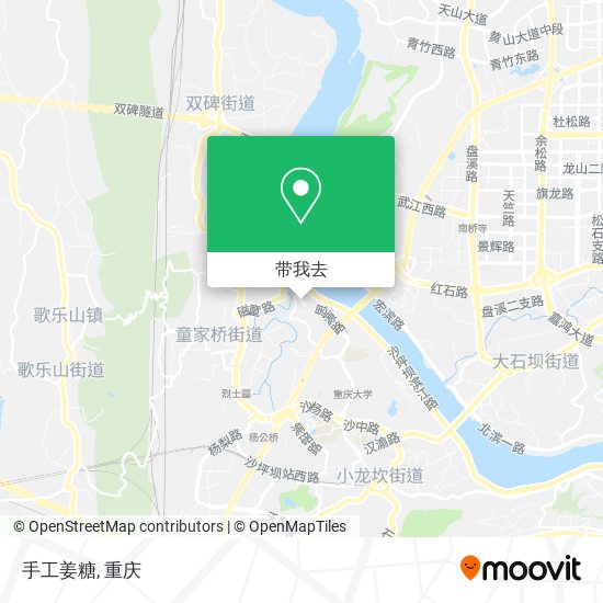 手工姜糖地图