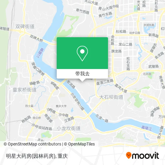 明星大药房(园林药房)地图