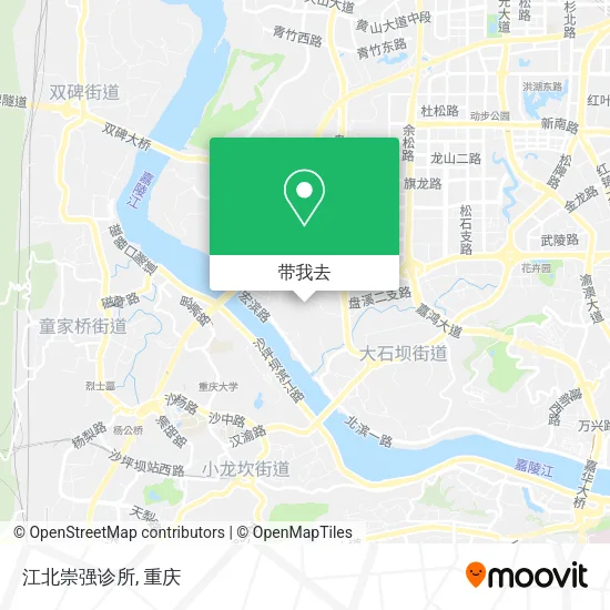 江北崇强诊所地图