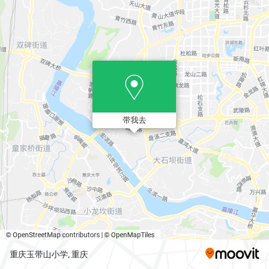 重庆玉带山小学地图