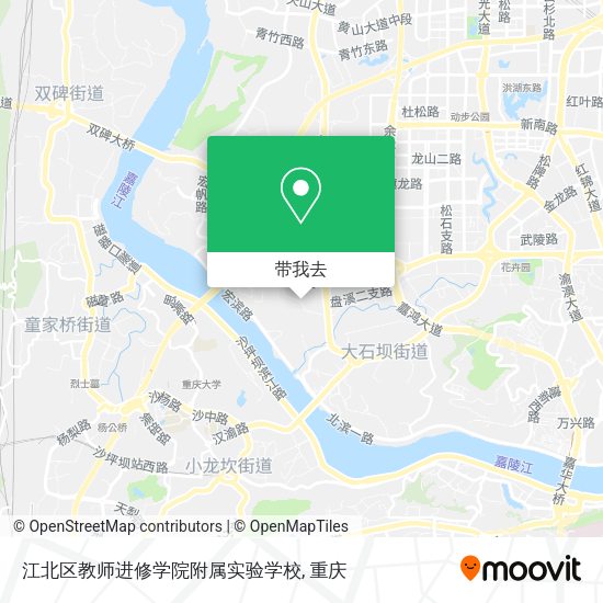 江北区教师进修学院附属实验学校地图