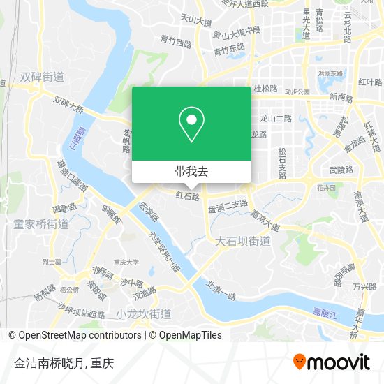 金洁南桥晓月地图