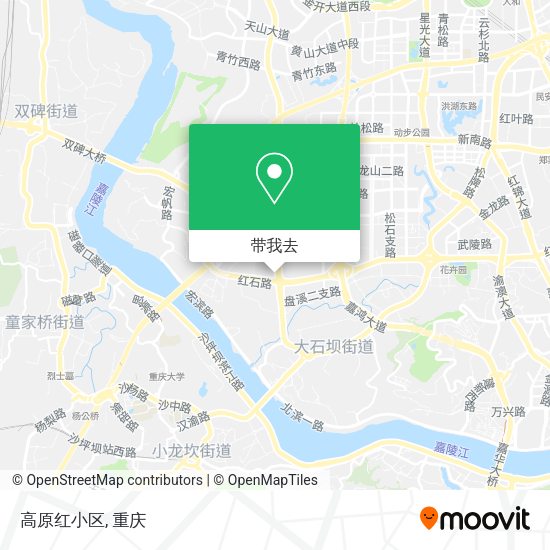 高原红小区地图