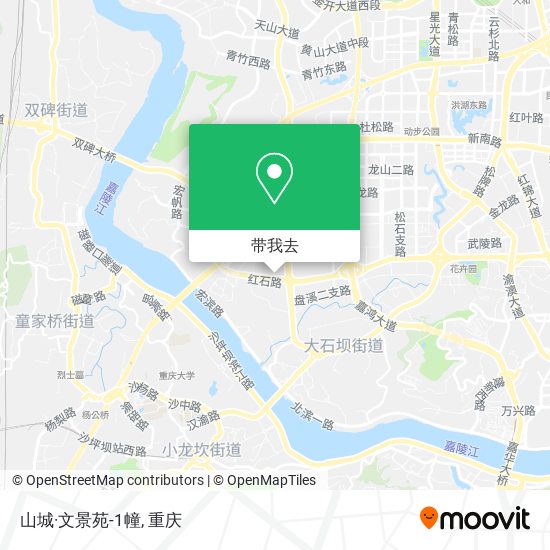 山城·文景苑-1幢地图