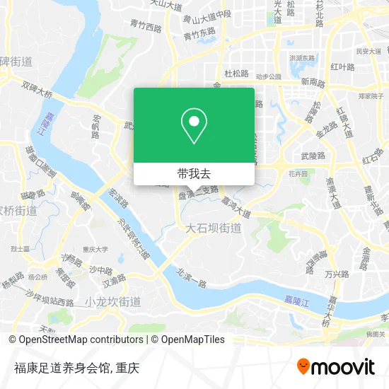 福康足道养身会馆地图