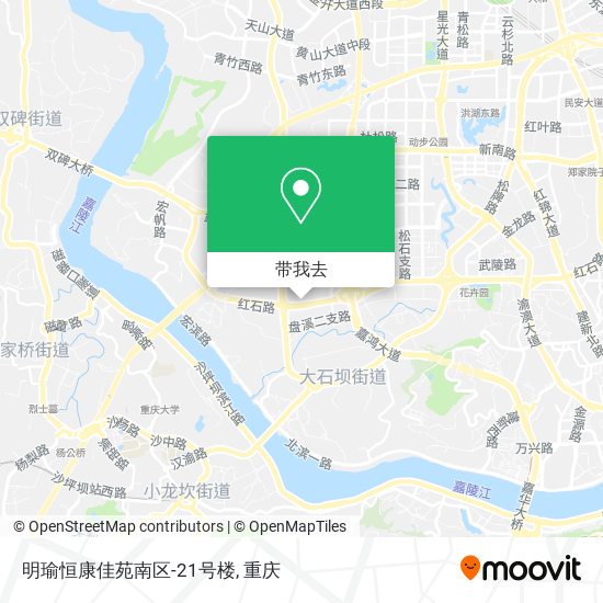 明瑜恒康佳苑南区-21号楼地图
