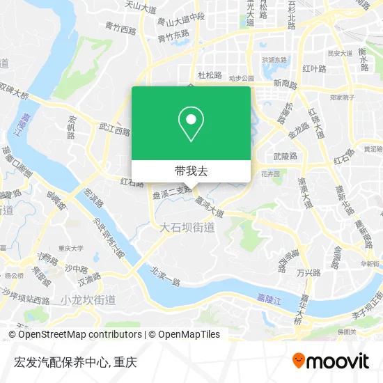 宏发汽配保养中心地图