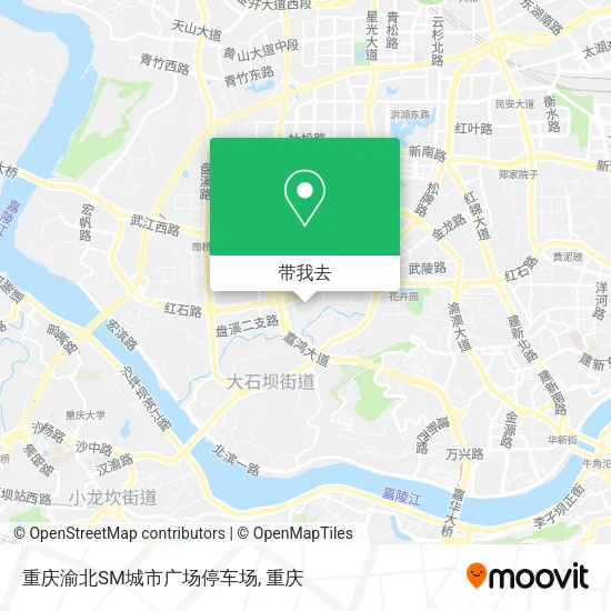 重庆渝北SM城市广场停车场地图