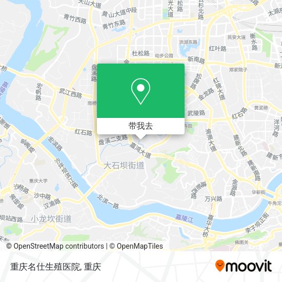 重庆名仕生殖医院地图