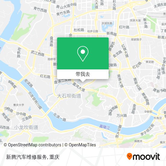 新腾汽车维修服务地图
