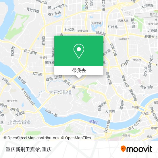 重庆新荆卫宾馆地图