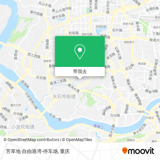 芳草地·自由港湾-停车场地图
